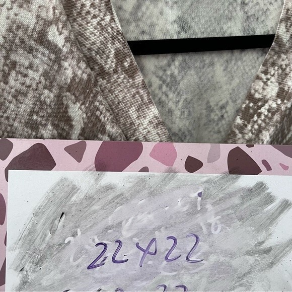 Ann Taylor Snakeskin Print Short Sleeve Sweater with V-Neck Cardigan Set Small - Picture 6 of 15